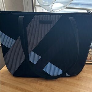 Vera Bradley Black and Gray Quilted Tote